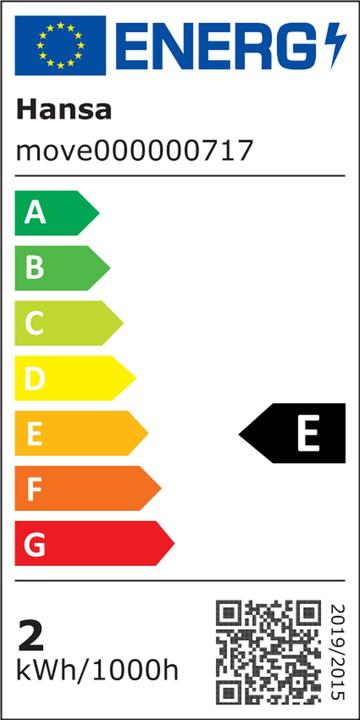 Etichetta energetica Hansa Spostare (200 lm)