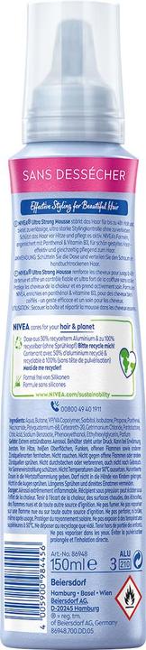 Produktbild NIVEA Ultra Strong Styling Mousse DUO (300 ml, Schaumfestiger)