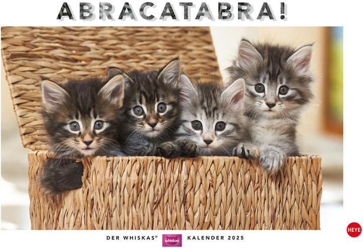 Heye Whiskas Katzenkalender 2025 (45 x 30 cm, Harter Einband, Deutsch)