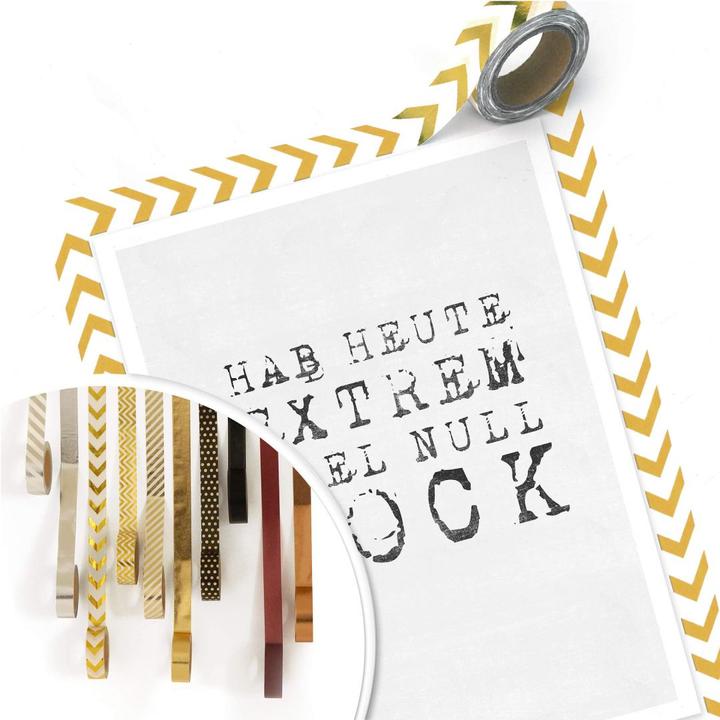 Produktbild Trenddeko Hab heute extrem viel null Bock (24 x 30 cm)