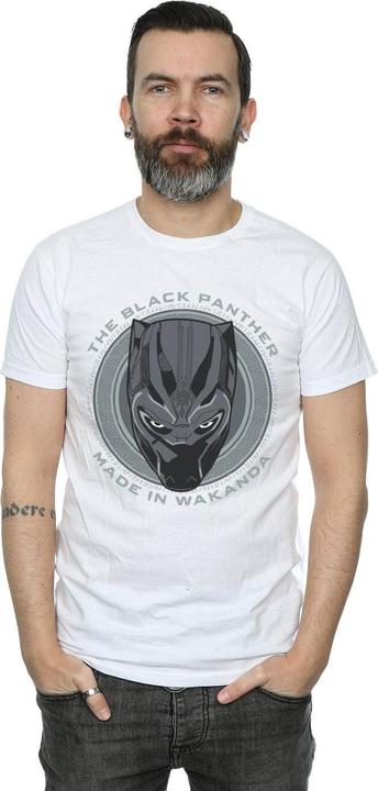 Image du produit Black T-shirt en coton Made in Wakanda (M)
