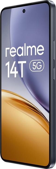 Image du produit realme 14T 5G 8GB 256GB Obsidian Black (256 Go, Obsidian Black, 6.67", 50 Mpx, 5G)