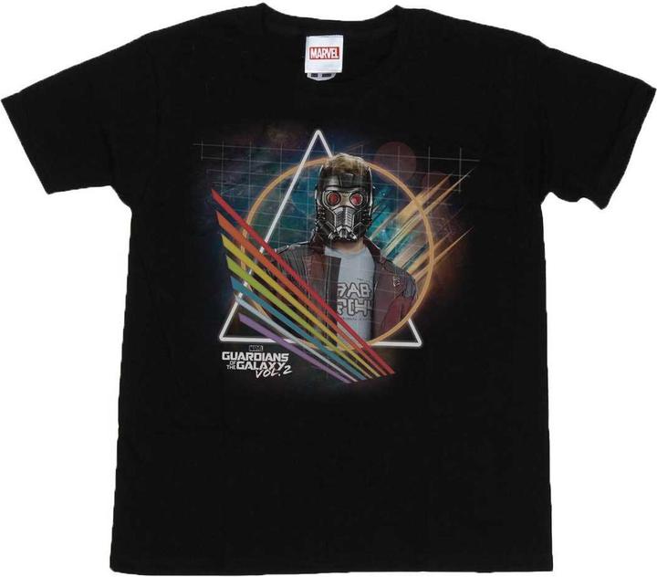 Actual product image Boys Guardians Of The Galaxy Neon Star Lord Masked T-Shirt (152, 158)