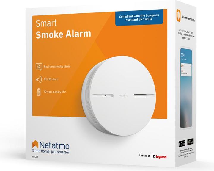 Actual product image Netatmo Smart smoke detector