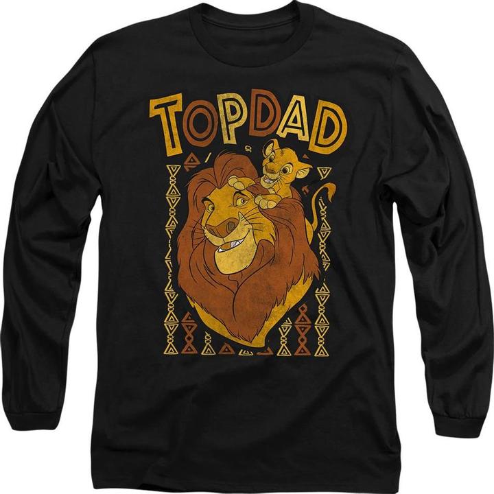 Actual product image The Lion King Unisex Adult Top Dad Mufasa Fathers Day T-Shirt (L)