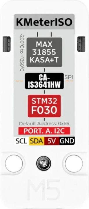 Actual product image M5Stack KMeterISO Unit with thermocouple temperature sensor