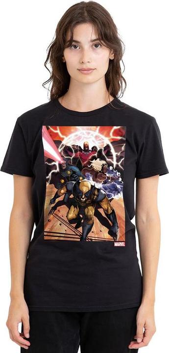 Actual product image Unisex Adult X-Men Team Attack T-Shirt (S)