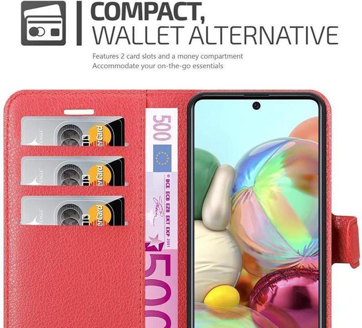 Actual product image Cadorabo Book with stand function cover (Samsung Galaxy A71 5G)