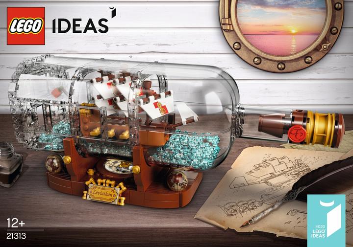 Actual product image LEGO Ideas ship in a bottle (21313, LEGO Rare Sets, LEGO Ideas)