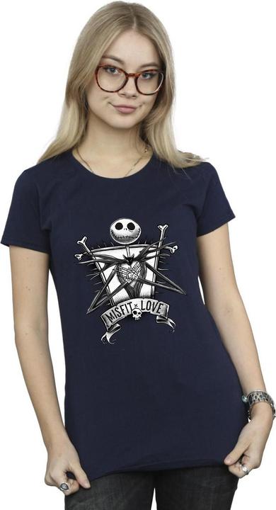 Actual product image Disney Womens/Ladies The Nightmare Before Christmas Misfits Love Cotton T-Shirt (M)
