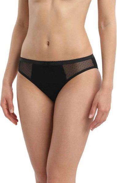 Immagine prodotto DIM Slip in pizzo medio nero con dettaglio in rete (L)
