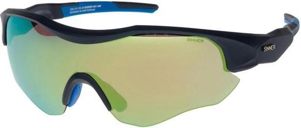 Actual product image Sinner Gear Sinner Triple Sunglasses - Dark Blue - Bicycle Lens (Dark Blue)