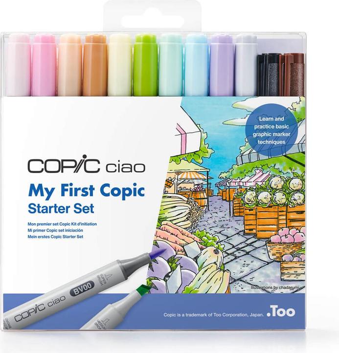 Produktbild Copic Marker ciao "My First Starter Set" (Mehrfarbig, 12 x)