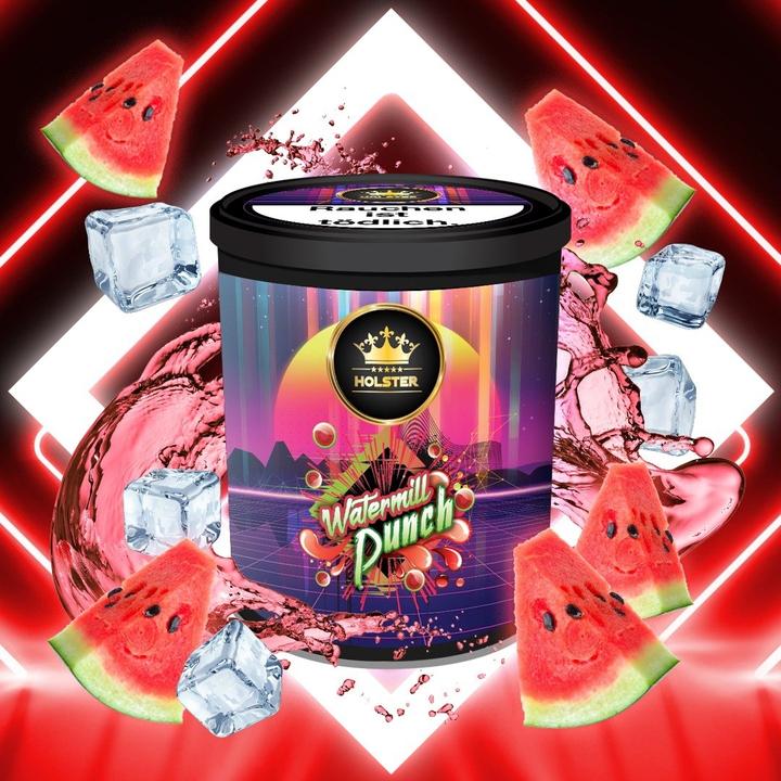 Actual product image Holster Shisha tobacco - Watermill Punch 200g (Watermelon, 200 g)
