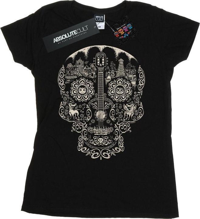 Immagine prodotto Disney Coco Skull Mono Pattern Maglietta Donna (S)