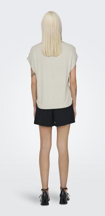 Image du produit Only Coupe normale Col rond Manches retroussées Top Top (XS)