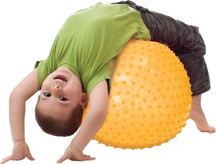 Produktbild LUDI Motor Development Ball Gymnastics and Yoga Ball for Children - Massage Texture with soft pins -