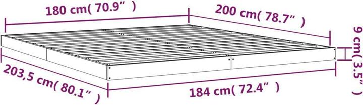 Produktbild VidaXL Burr (180 x 200 cm)