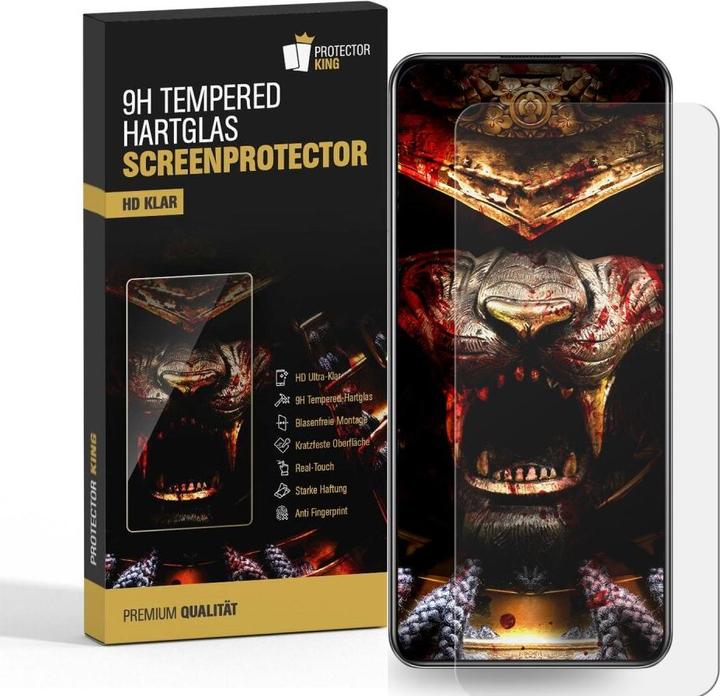 Produktbild Protectorking 3x 3D A++ echtes Tempered 9H Panzerhartglas KLAR (3 Stück, Samsung Galaxy A21)