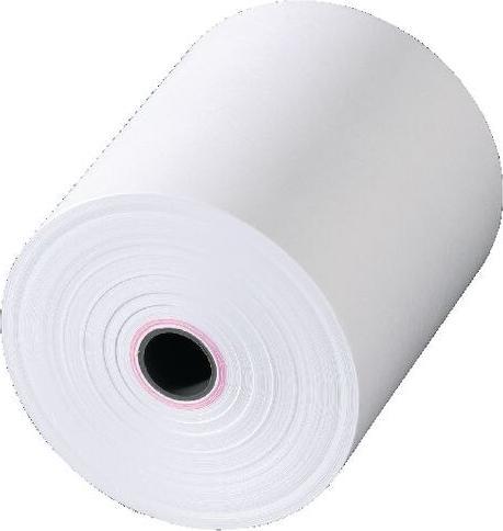 Viking Cash register roll 7.6 (W) x 4700 (L) x 1.2 ⌀ cm 60 g/m² Smooth White 5 rolls