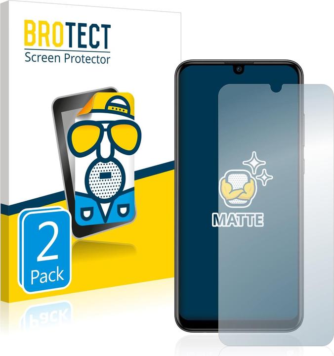 Actual product image BROTECT Anti-glare screen protector matt (2 Piece, Huawei P Smart+ (2019))