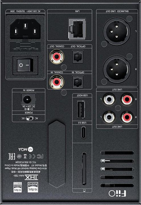 Produktbild FiiO R7 (USB-DAC, Display, Mikrofon, Gain-Schalter, Bluetooth, WLAN)