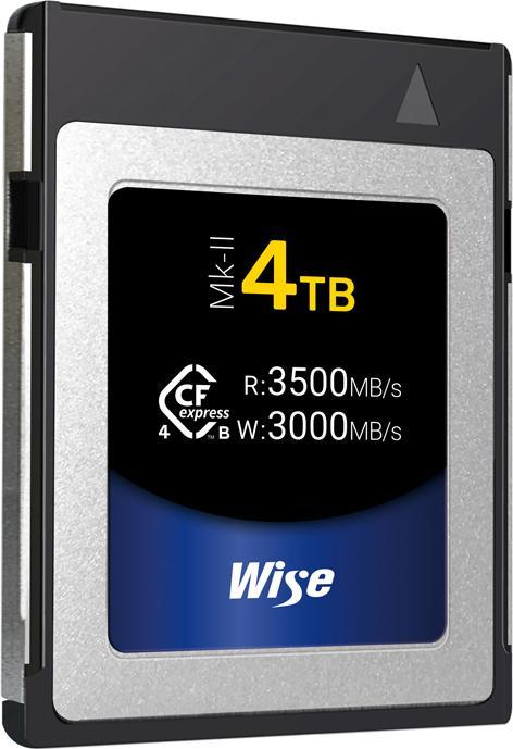 Image du produit Wise CFexpress 4.0 Type B Mk-II 4TB WI-CFX4-B4096M2 (4 Go, CFexpress type B)