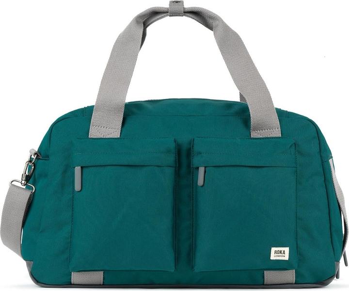 Roka London Gatwick Teal Recycled Canvas Medium (33 l)