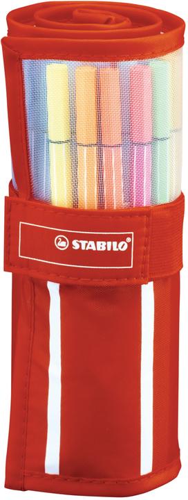 STABILO Pen 68 Premium-Filzstift (Farbig sortiert, 30 x)
