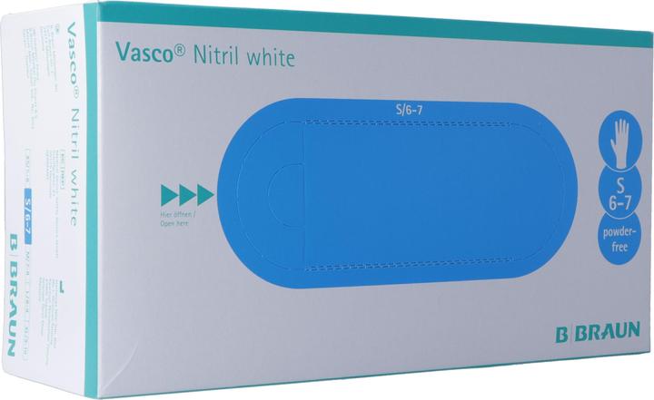 Produktbild B.Braun Nitril Handschuhe white (S)