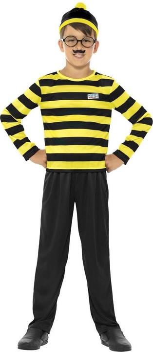 Actual product image Wheres Wally? Childrens/Kids Odlaw Costume Set (158, 164)
