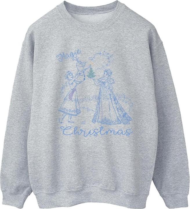Actual product image Disney Womens/Ladies Frozen Magic Christmas Sweatshirt (M)