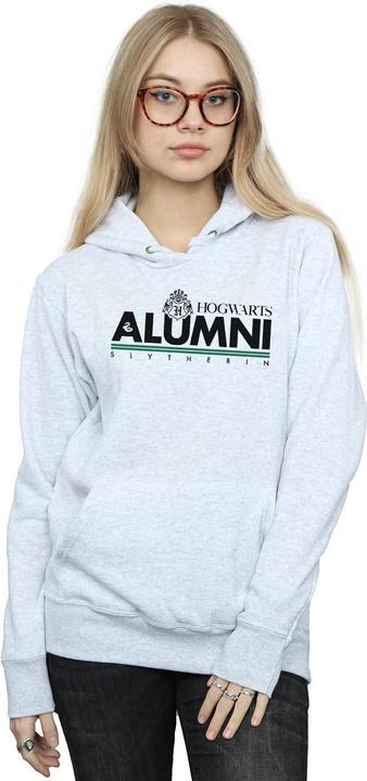 Actual product image Womens/Ladies Hogwarts Alumni Slytherin Hoodie (XXL)