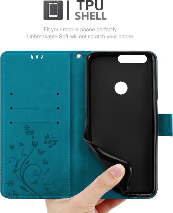 Immagine prodotto Cadorabo Copertina del libro di fiori (Honor 8, Tassa 8 Premio)