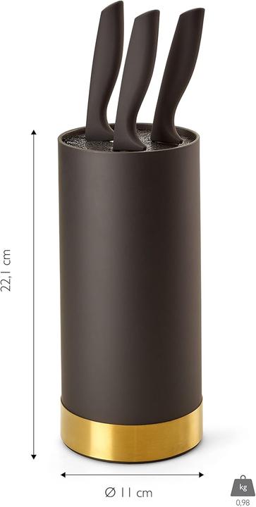 Actual product image Echtwerk 4-teiliges Messerblock-Set - Gold-Edition