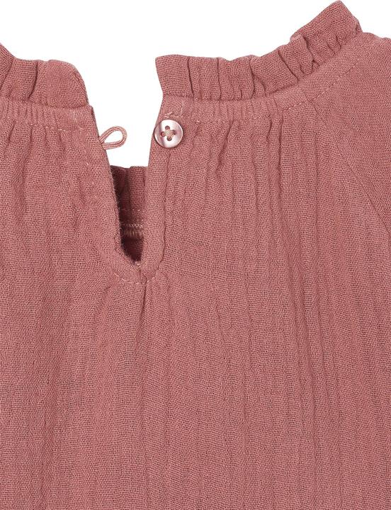 Image du produit Vertbaudet Robe bébé fille à volants en mousseline de coton (80)
