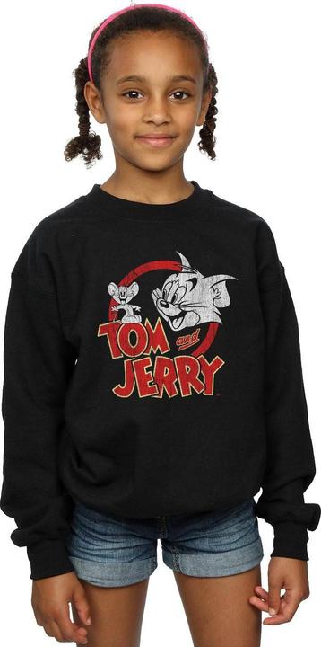 Produktbild Tom & Jerry Distressed Logo Sweatshirt Mädchen (140, 146)
