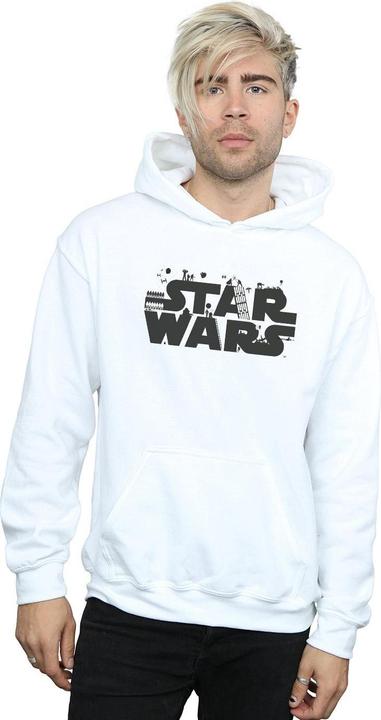 Actual product image Star Wars Mens Minimalist Logo Hoodie (M)