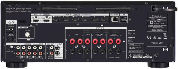 Image du produit Pioneer VSX-935 (7.2 canaux, FM, DAB+, AM)