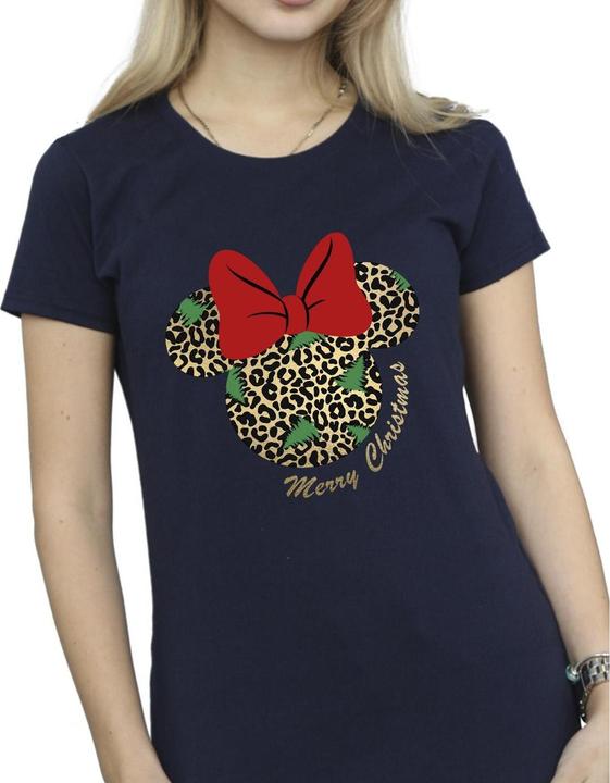 Produktbild Disney Minnie Mouse Leopard Christmas TShirt (L)