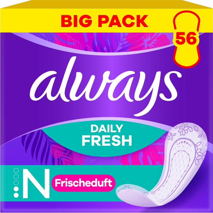 Actual product image Always Daily Fresh Normal (56 x, Panty liners)