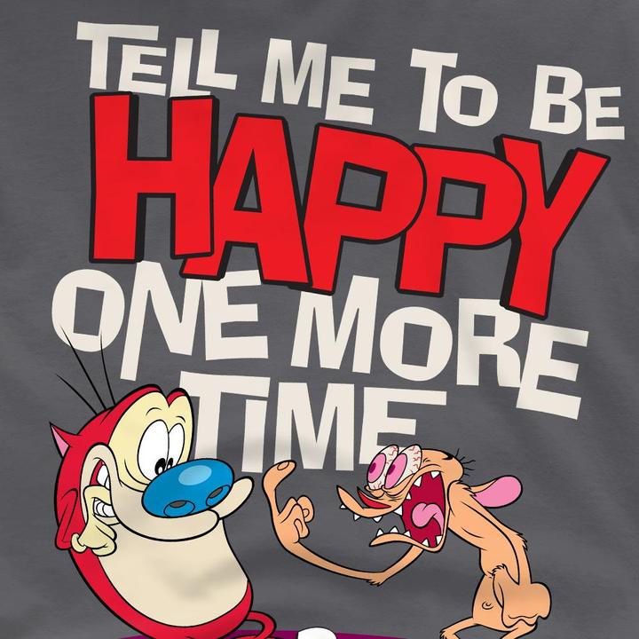 Image du produit Ren & Stimpy - T-shirt TELL ME TO BE HAPPY - Homme (XL)
