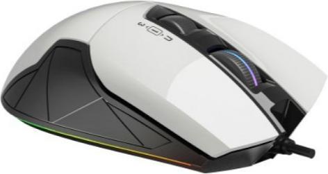 Actual product image A4Tech Bloody W70 Max Activated, RGB podsvícená herní myš, 12000 DPI, USB, bílá (Cable)