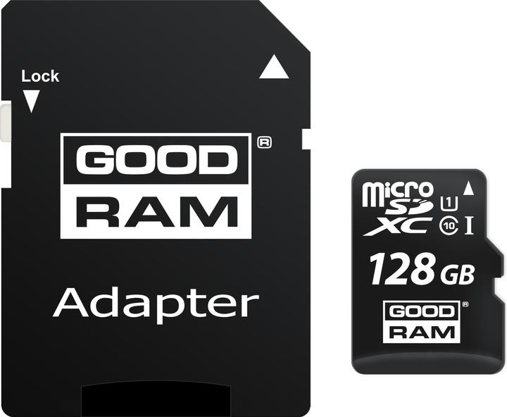 Image du produit Goodram 128GB Micro SDXC (128 Go, microSDXC, U1, UHS-I)