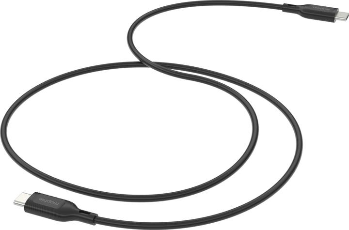 Actual product image mophie essentials USB-C to USB-C | charging cable 2M, Black, 2 m, USB C, USB C, Black (2 m)