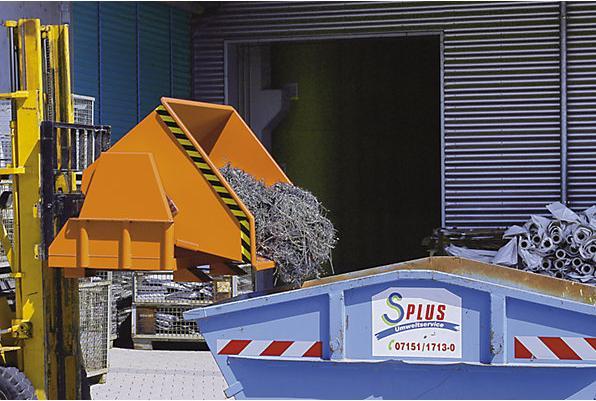 Image du produit eurokraft pro Benne basculante, hauteur standard, sans châssis (1200 l)
