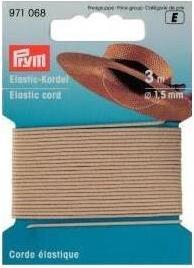 Produktbild Prym Elastic-Kordel, hellbeige 1.5 mm, Karte 3 m