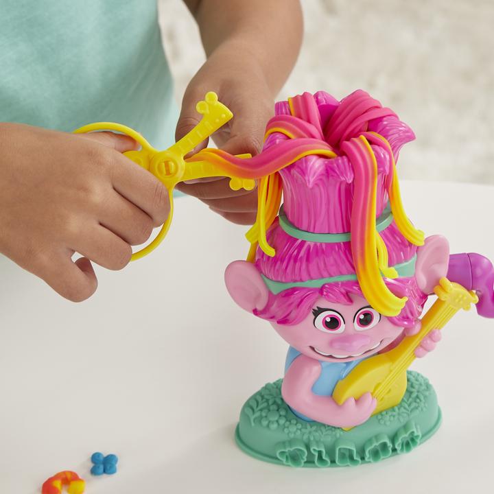 Produktbild Play-Doh Trolls World Tour Frisierspass Poppy