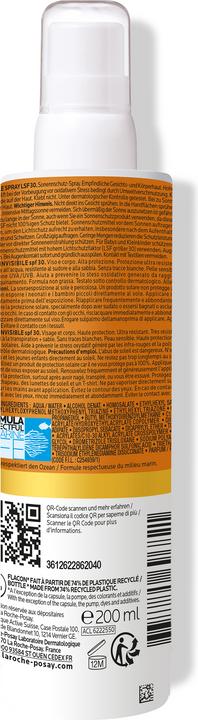 Image du produit La Roche Posay Anthelios Invisible (Spray solaire, SPF 30, 200 ml, 245 g)