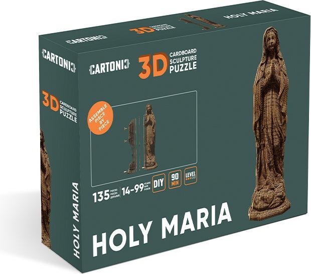 Actual product image Cartonic Holy Mary - 3D cardboard model